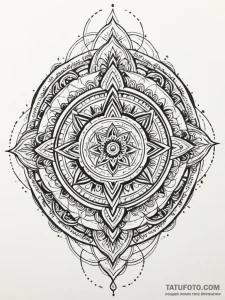 Astral gate opening in forest, artistic tatto... - эскиз тату (№1752276757_0, 11.07.2025 23:32) — Tatufoto.com