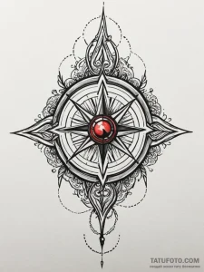 I, concept art for tattoo, unique design, ori... - эскиз тату (№1752279621_0, 12.07.2025 00:20) — Tatufoto.com