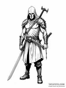 Executioner - эскиз тату (№1752279705_0, 12.07.2025 00:21) — Tatufoto.com