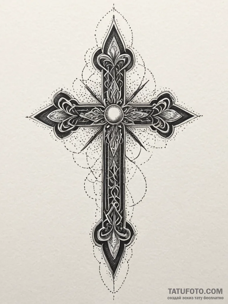 Amulet cracking to release a wisp of shadow,… — эскиз тату (№1752286740_0, 12.07.2025 02:19) — Tatufoto.com