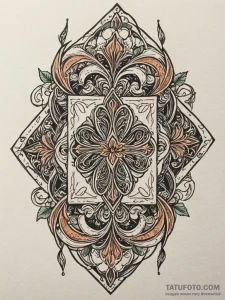 Card suits, artistic tattoo sketch, neo tradi... - эскиз тату (№1752287824_0, 12.07.2025 02:37) — Tatufoto.com