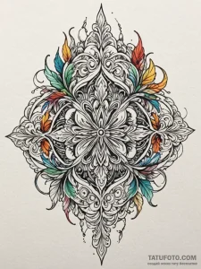 Ethereal roots entwining blade, concept art f... - эскиз тату (№1752289753_0, 12.07.2025 03:09) — Tatufoto.com