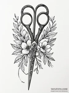 Scissors - эскиз тату (№1752292181_0, 12.07.2025 03:49) — Tatufoto.com