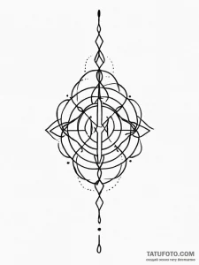 Unalome - эскиз тату (№1752292767_0, 12.07.2025 03:59) — Tatufoto.com