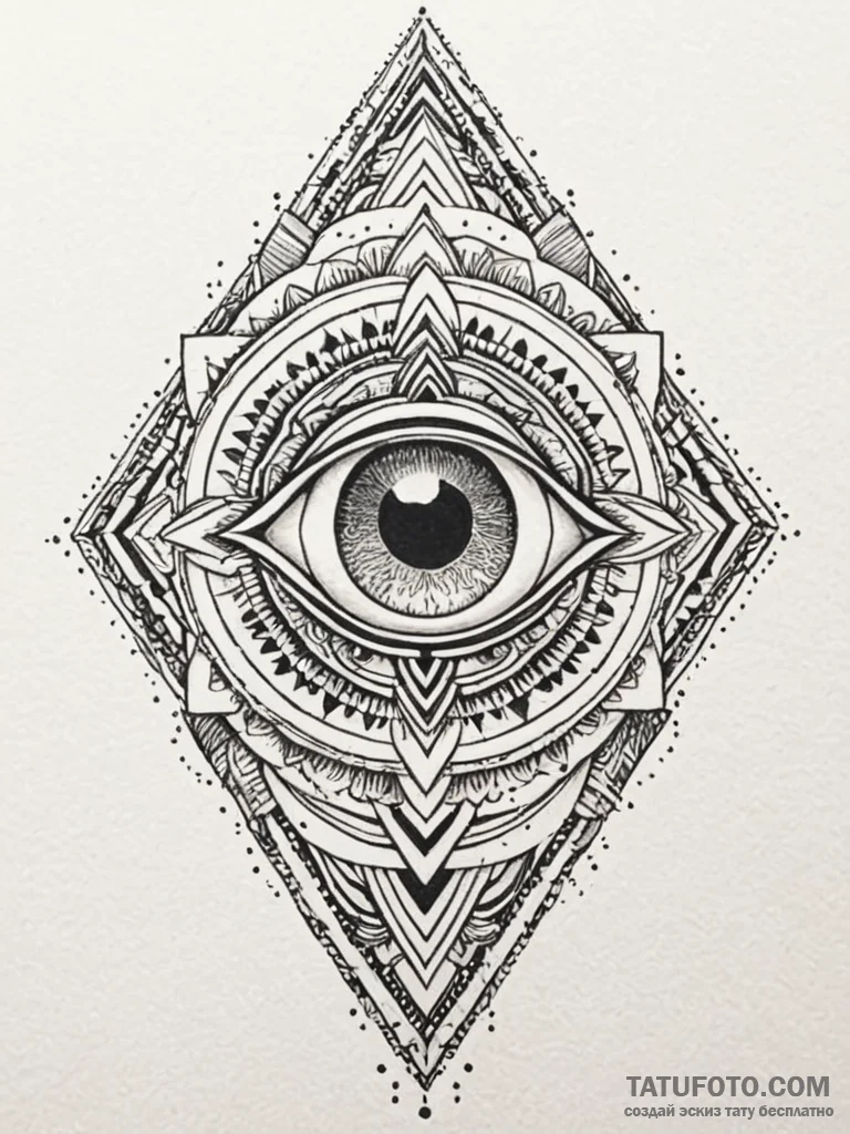 Bone mirror reflecting hollow eyes, tattoo li… — эскиз тату (№1752296697_0, 12.07.2025 05:04) — Tatufoto.com