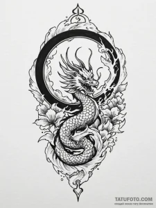 Phoenix sigil beneath burning sky, artistic t... - эскиз тату (№1752300635_0, 12.07.2025 06:10) — Tatufoto.com