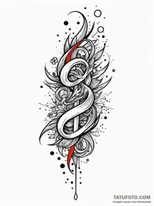 Happiness (symbol), tattoo drawing outline, t... - эскиз тату (№1752302063_0, 12.07.2025 06:34) — Tatufoto.com