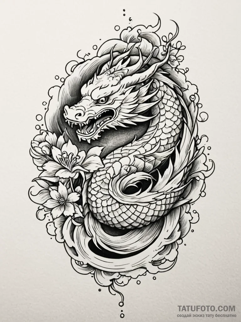 Quartz mirror swallowing light, tattoo drawin... - эскиз тату (№1752303073_0, 12.07.2025 06:51) — Tatufoto.com