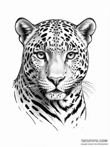 Jaguar - эскиз тату (№1752305747_0, 12.07.2025 07:35) — Tatufoto.com