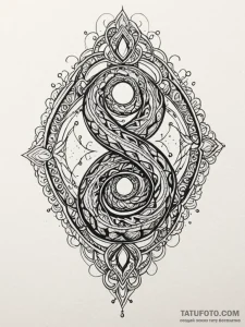 Jewel serpent crowned with starlight, concept... - эскиз тату (№1752309878_0, 12.07.2025 08:44) — Tatufoto.com