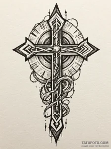 Fractured relic glowing with runes, artistic... - эскиз тату (№1752312981_0, 12.07.2025 09:36) — Tatufoto.com