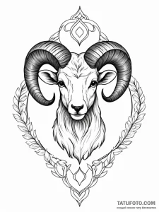 Aries - эскиз тату (№1752315992_0, 12.07.2025 10:26) — Tatufoto.com