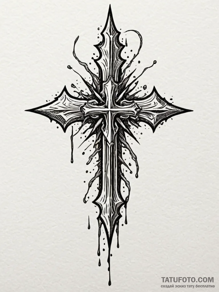 Plague blade dripping spectral poison, artist... - эскиз тату (№1752316324_0, 12.07.2025 10:32) — Tatufoto.com