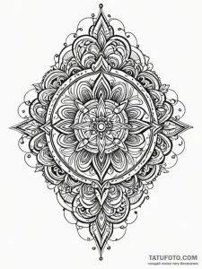 A, concept art for tattoo, ornamental tattoo,... - эскиз тату (№1752321855_0, 12.07.2025 12:04) — Tatufoto.com