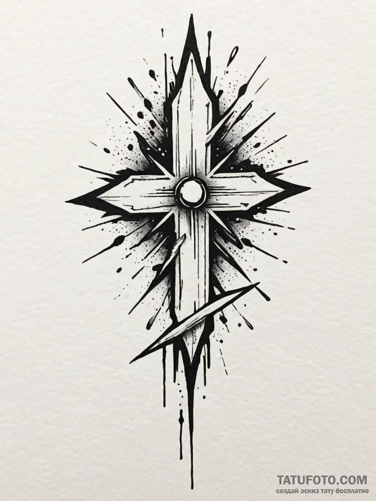 Atomic blade forging through lightning, artis… — эскиз тату (№1752325533_0, 12.07.2025 13:05) — Tatufoto.com