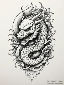 Skeleton, tattoo drawing outline, aesthetical... - эскиз тату (№1752327785_0, 12.07.2025 13:43) — Tatufoto.com