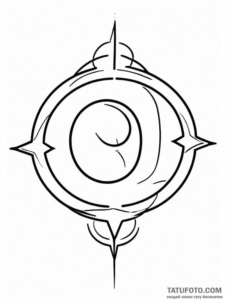 Omega (symbol) - эскиз тату (№1752329711_0, 12.07.2025 14:15) — Tatufoto.com