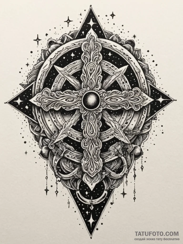 Queenр р†р вђљрівђћсћs ring devouring stars,... - эскиз тату (№1752336322_0, 12.07.2025 16:05) — Tatufoto.com
