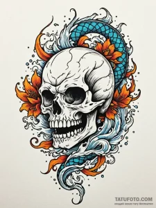 Nuke detonating, the mushroom cloud forming a... - эскиз тату (№1752336835_0, 12.07.2025 16:13) — Tatufoto.com