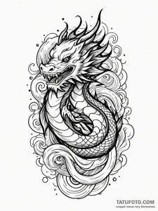 Merlin, tattoo sketch design, stylized interp... - эскиз тату (№1752338968_0, 12.07.2025 16:49) — Tatufoto.com