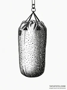 A powerful boxing bag, training,, tattoo line... - эскиз тату (№1752339138_0, 12.07.2025 16:52) — Tatufoto.com