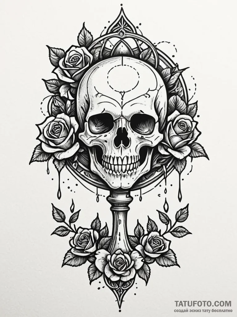 Vampire's chalice filled with blood, tattoo l... - эскиз тату (№1752339733_0, 12.07.2025 17:02) — Tatufoto.com