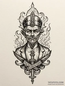 A powerful burning incense smoke, spiritual,,... - эскиз тату (№1752340321_0, 12.07.2025 17:12) — Tatufoto.com