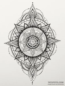 Engraved crown devoured by flame, tattoo flas... - эскиз тату (№1752340405_0, 12.07.2025 17:13) — Tatufoto.com