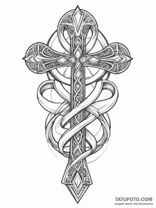 Tattoo sketch, ancient egyptian ankh symbol i... - эскиз тату (№1752343592_0, 12.07.2025 18:06) — Tatufoto.com