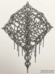 Tattoo sketch, chains of choice: interlocking... - эскиз тату (№1752351023_0, 12.07.2025 20:10) — Tatufoto.com