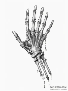 Tattoo sketch, delicate deconstruction, a cla... - эскиз тату (№1752355087_0, 12.07.2025 21:18) — Tatufoto.com