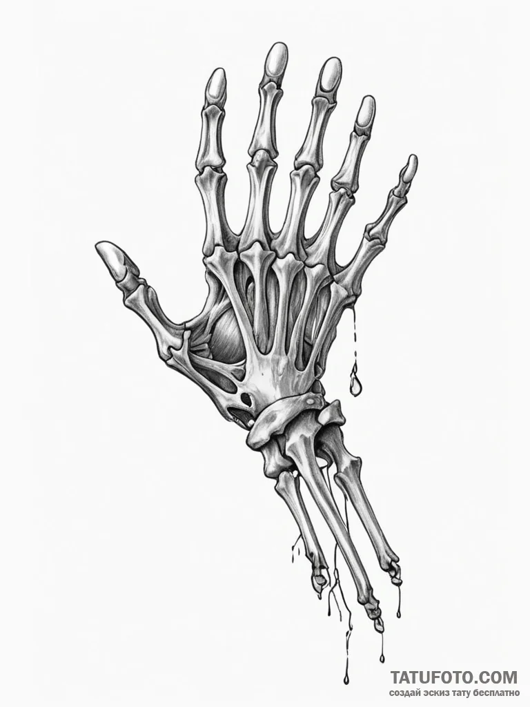 Tattoo sketch, delicate deconstruction, a cla... - эскиз тату (№1752355087_0, 12.07.2025 21:18) — Tatufoto.com