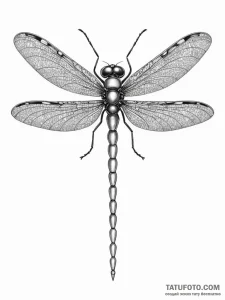 Tattoo sketch, dragonfly drone swarm, a large... - эскиз тату (№1752356439_0, 12.07.2025 21:40) — Tatufoto.com