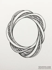 Tattoo sketch, eternal loop of progress, an i... - эскиз тату (№1752357709_0, 12.07.2025 22:01) — Tatufoto.com