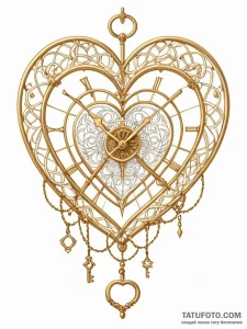 Tattoo sketch, golden thread of fate, a singl... - эскиз тату (№1752367865_0, 13.07.2025 00:51) — Tatufoto.com
