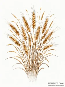 Tattoo sketch, harvest of data, a field of go... - эскиз тату (№1752372631_0, 13.07.2025 02:10) — Tatufoto.com