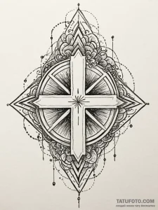 Tattoo sketch, quantum painter's palette, a c... - эскиз тату (№1752382547_0, 13.07.2025 04:55) — Tatufoto.com