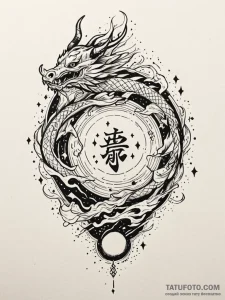 Tattoo sketch, maverick mapmaker's quill, an... - эскиз тату (№1752386131_0, 13.07.2025 05:55) — Tatufoto.com