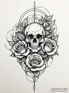 Tattoo sketch, kinetic abstract sculpture, a... - эскиз тату (№1752386725_0, 13.07.2025 06:05) — Tatufoto.com