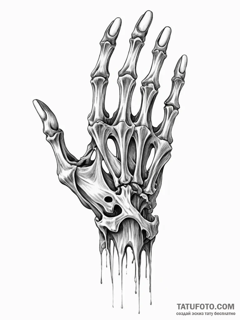 Tattoo sketch, delicate deconstruction, a cla... - эскиз тату (№1752387407_0, 13.07.2025 06:16) — Tatufoto.com
