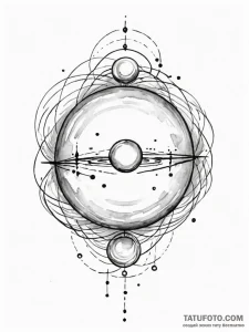 Tattoo sketch, resonant soul orb, a glowing,... - эскиз тату (№1752387492_0, 13.07.2025 06:18) — Tatufoto.com