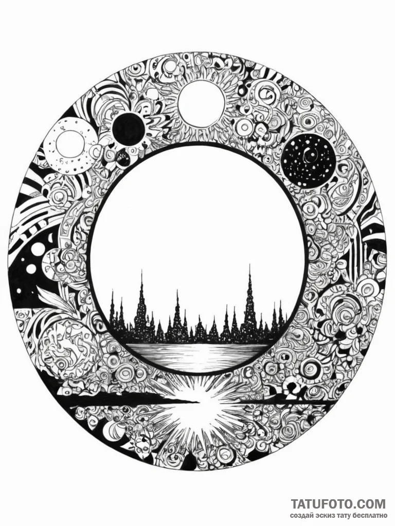 Tattoo sketch, zone of abstract serenity, a m… — эскиз тату (№1752387834_0, 13.07.2025 06:23) — Tatufoto.com
