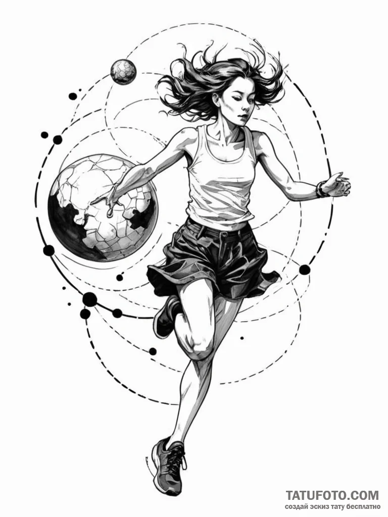 Tattoo sketch, quixotic dream chaser, a whims… — эскиз тату (№1752388856_0, 13.07.2025 06:40) — Tatufoto.com