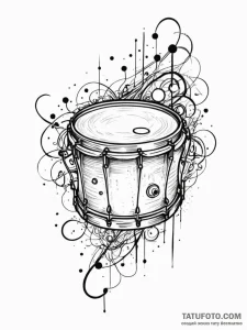 Tattoo sketch, rhythm of the universe (abstra... - эскиз тату (№1752390636_0, 13.07.2025 07:10) — Tatufoto.com