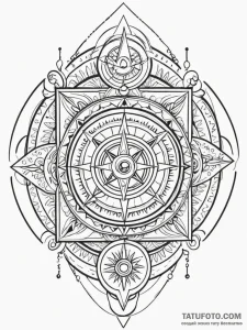 Tattoo sketch, backpack filled with adventuro... - эскиз тату (№1752392257_0, 13.07.2025 07:37) — Tatufoto.com