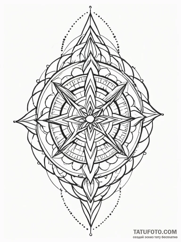 Tattoo sketch, quickening crystal growth, a s... - эскиз тату (№1752393802_0, 13.07.2025 08:03) — Tatufoto.com