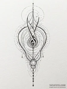 Tattoo sketch, whispers of forgotten lore (so... - эскиз тату (№1752395186_0, 13.07.2025 08:26) — Tatufoto.com