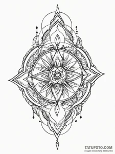 Tattoo sketch, quill and scroll, digital lore... - эскиз тату (№1752397246_0, 13.07.2025 09:00) — Tatufoto.com