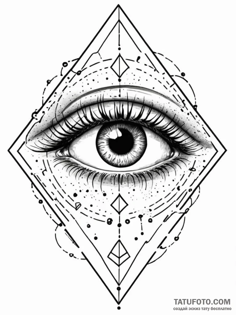 Tattoo sketch, glimpse of the metaverse, a st... - эскиз тату (№1752398545_0, 13.07.2025 09:22) — Tatufoto.com