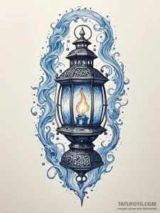 Tattoo sketch, netherworld navigator's lanter... - эскиз тату (№1752402587_0, 13.07.2025 10:29) — Tatufoto.com